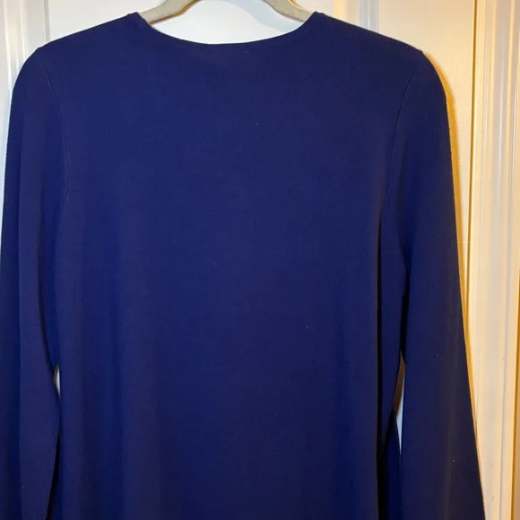 NWT Chico’s royal blue embellished top size 2 Large - Picture 5 of 8